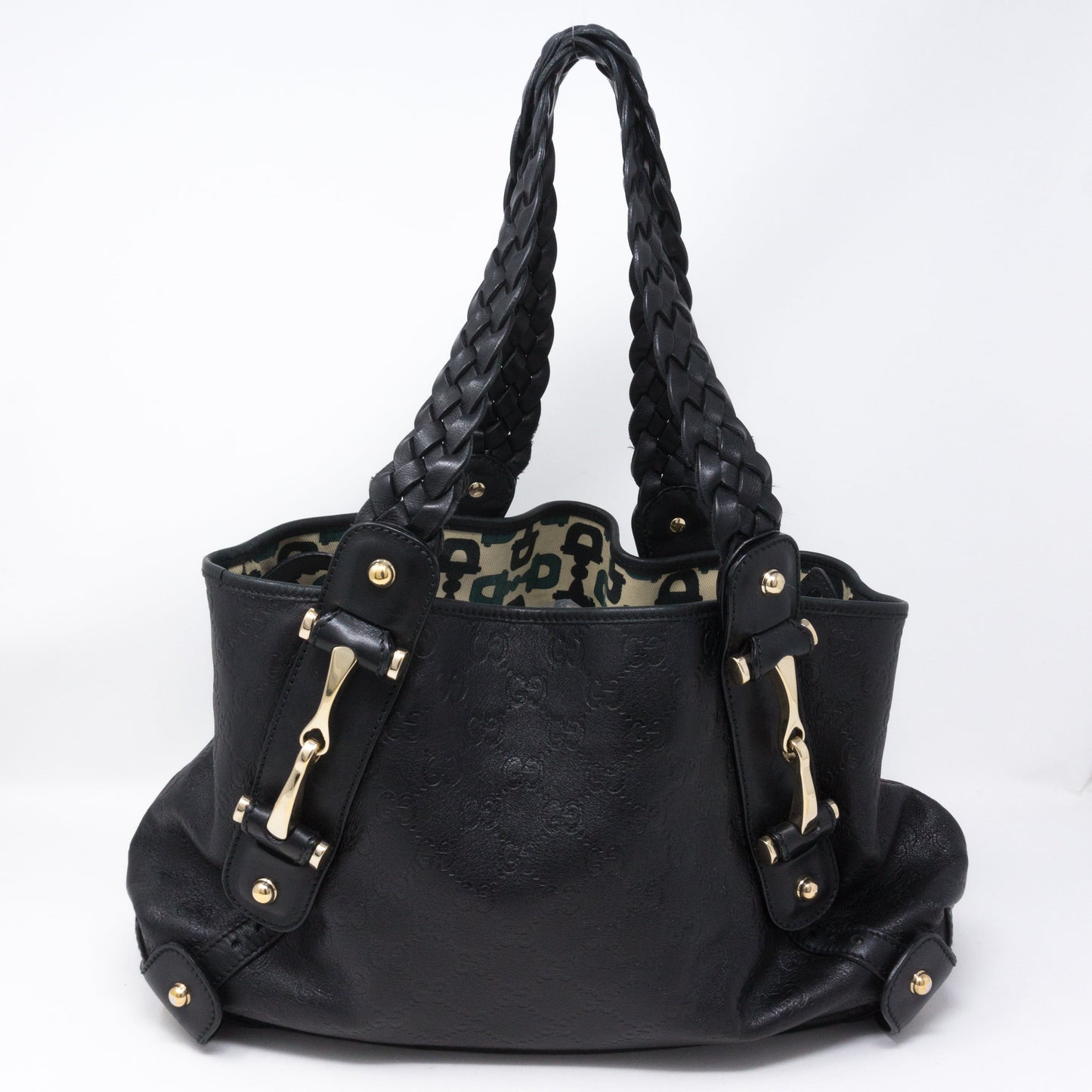 Pelham Shoulder Bag Guccissima Black Leather