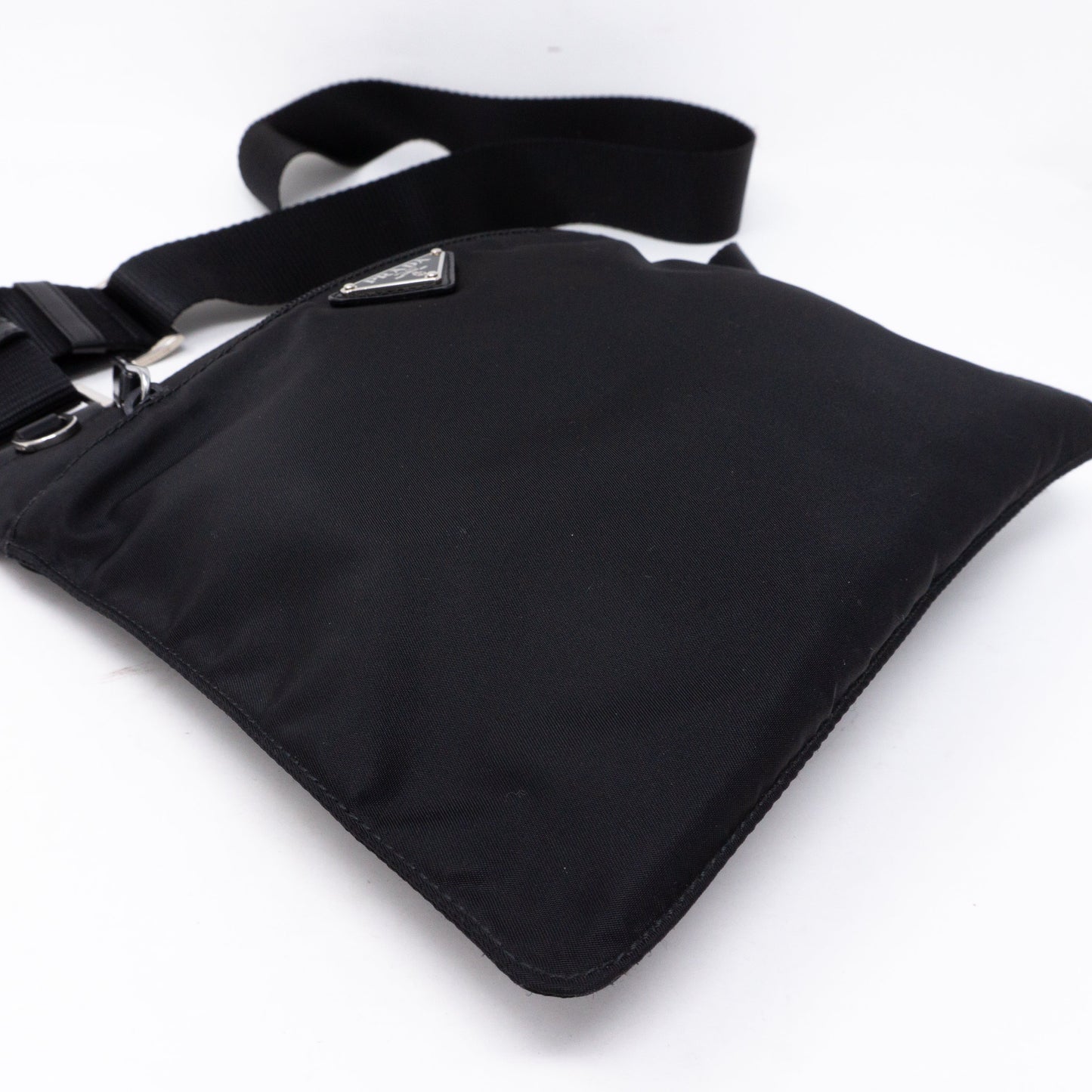 Vela Small Crossbody Black Nylon