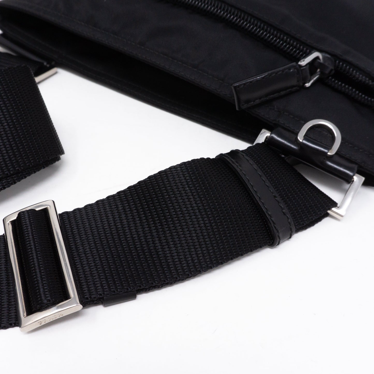 Vela Small Crossbody Black Nylon
