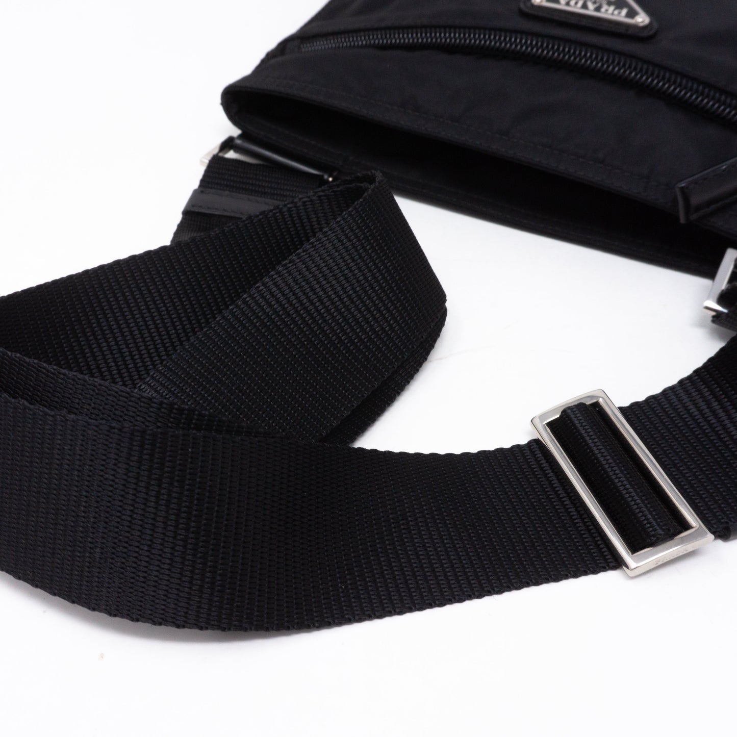 Vela Small Crossbody Black Nylon