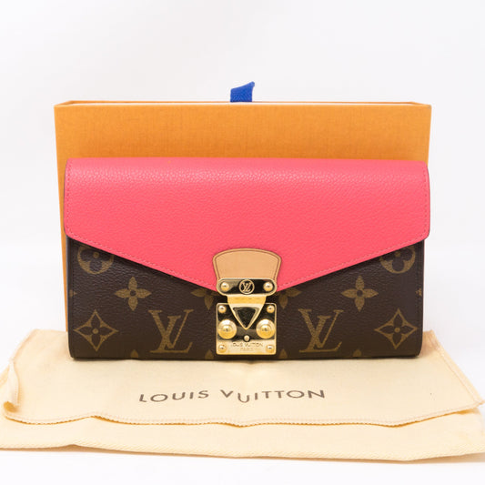 Pallas Wallet Monogram Pink Leather