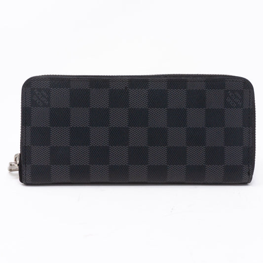 Zippy Vertical Wallet Damier Graphite