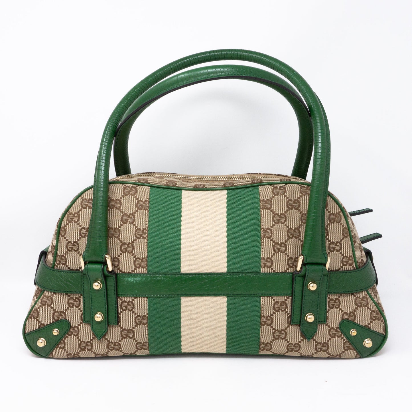 Horsebit Chain Shoulder Bag Green