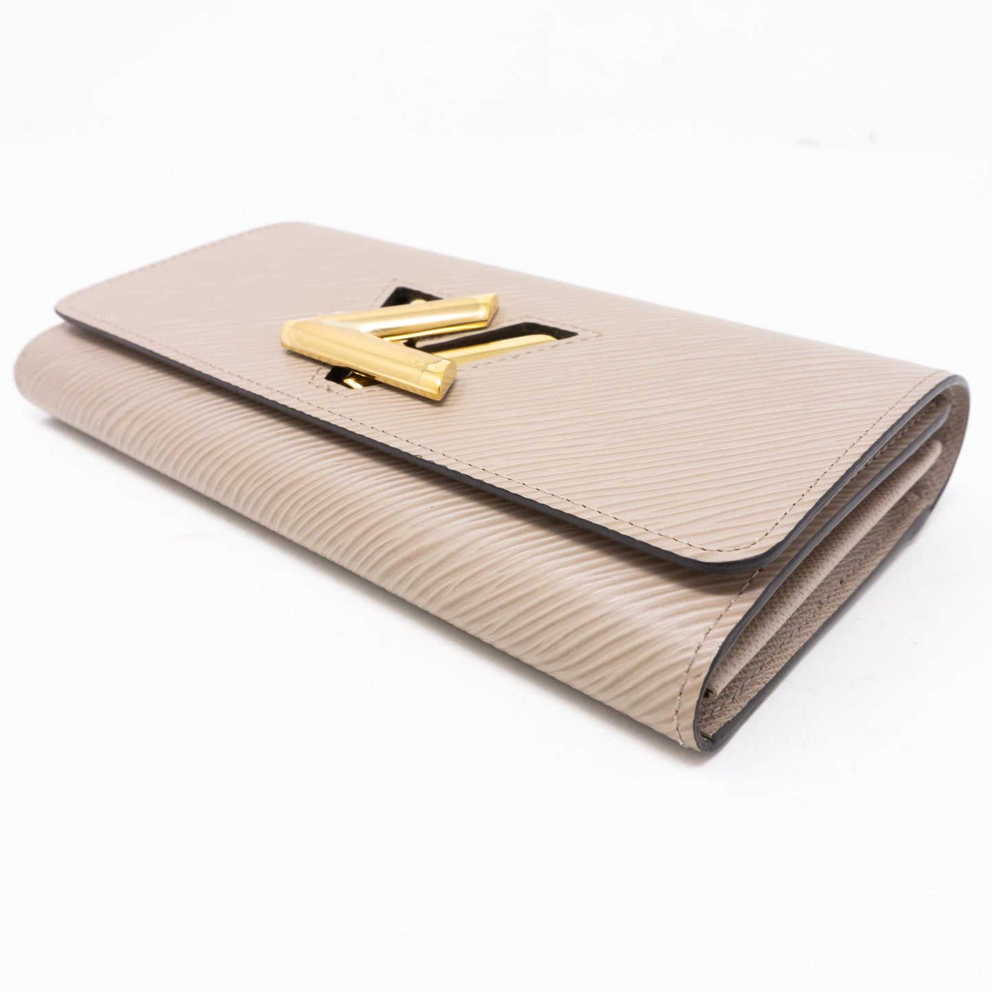 Twist Wallet Epi Leather Galet Grey