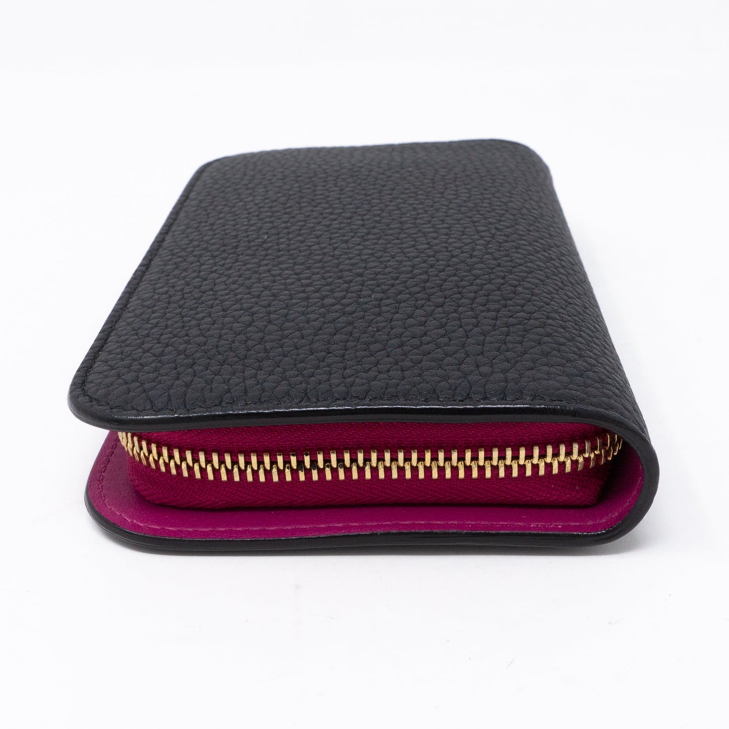 Diorissimo Voyageur Wallet Medium Black Leather