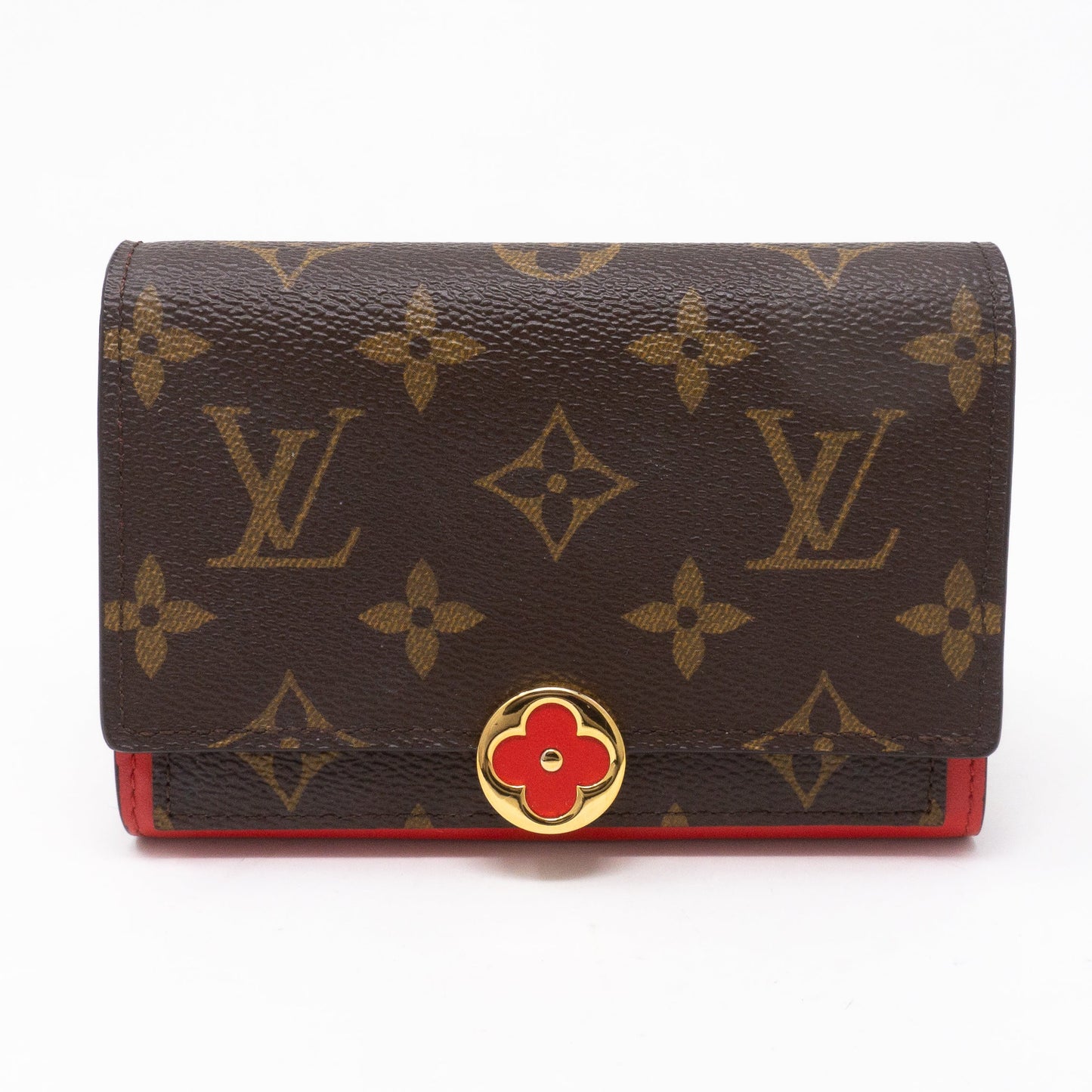 Flore Compact Wallet Monogram
