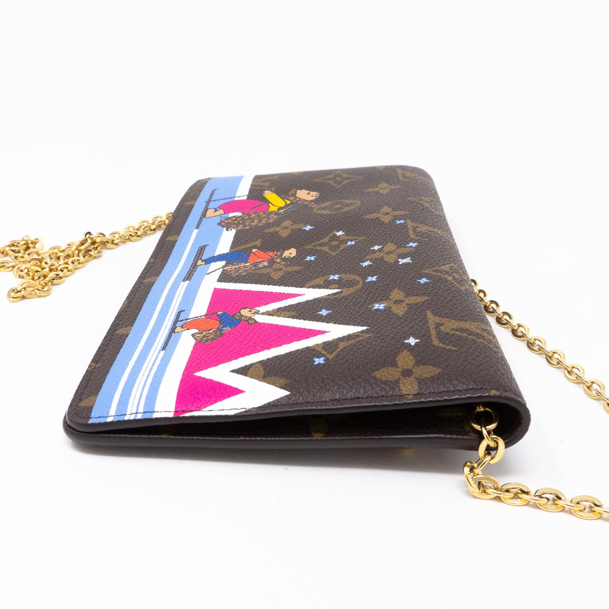 Pochette Weekend Monogram Christmas Animation