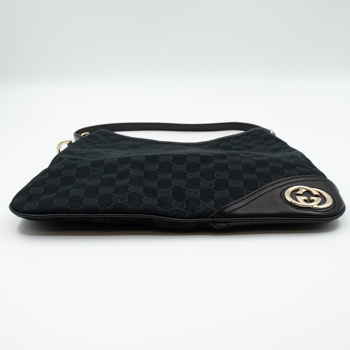 Britt Medium Hobo Black Canvas