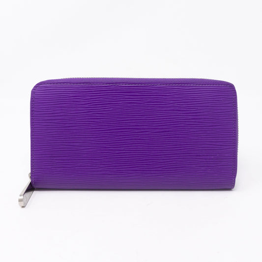 Zippy Wallet Epi Leather Purple