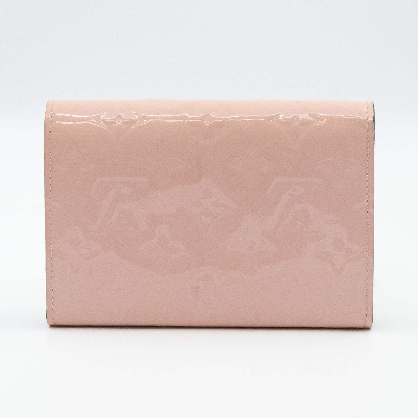 Sarah Compact Wallet Vernis Rose Ballerine