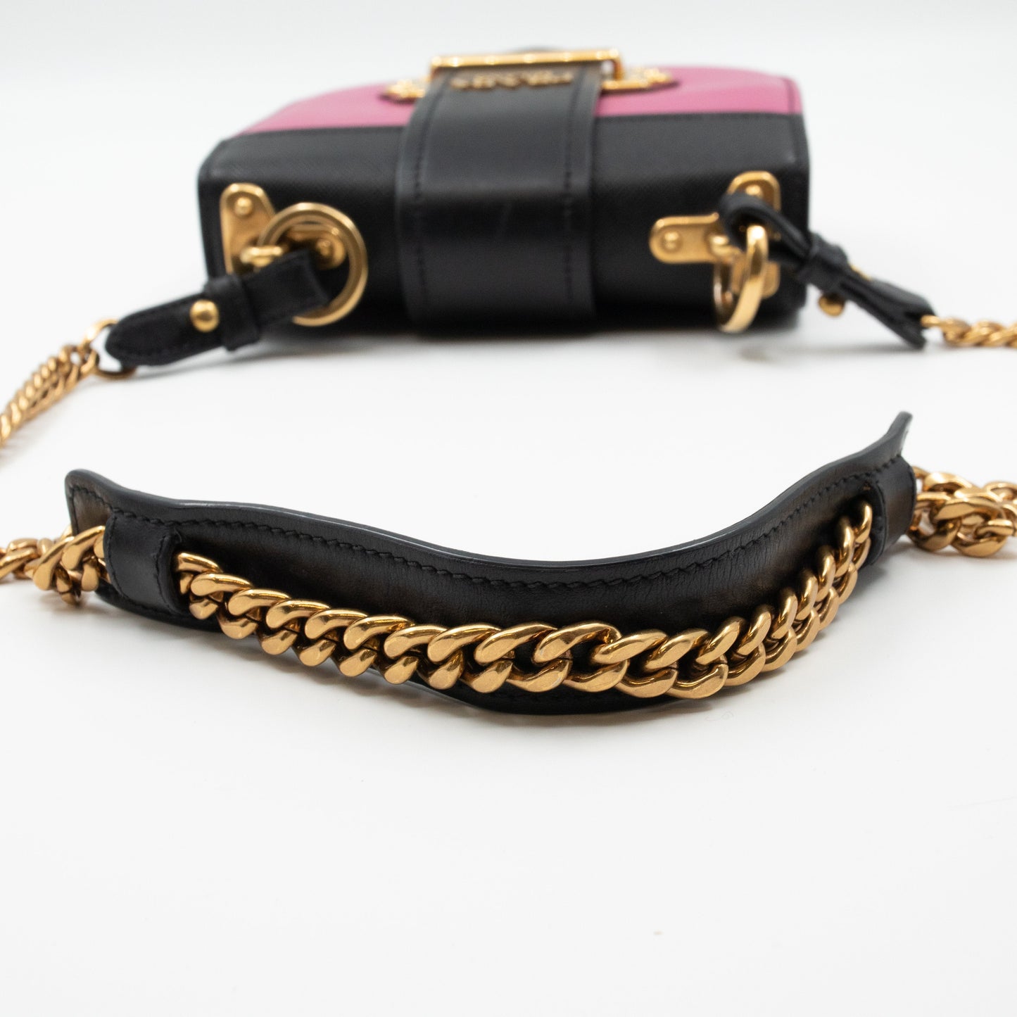 Pionniere City Pink Leather Crossbody Bag