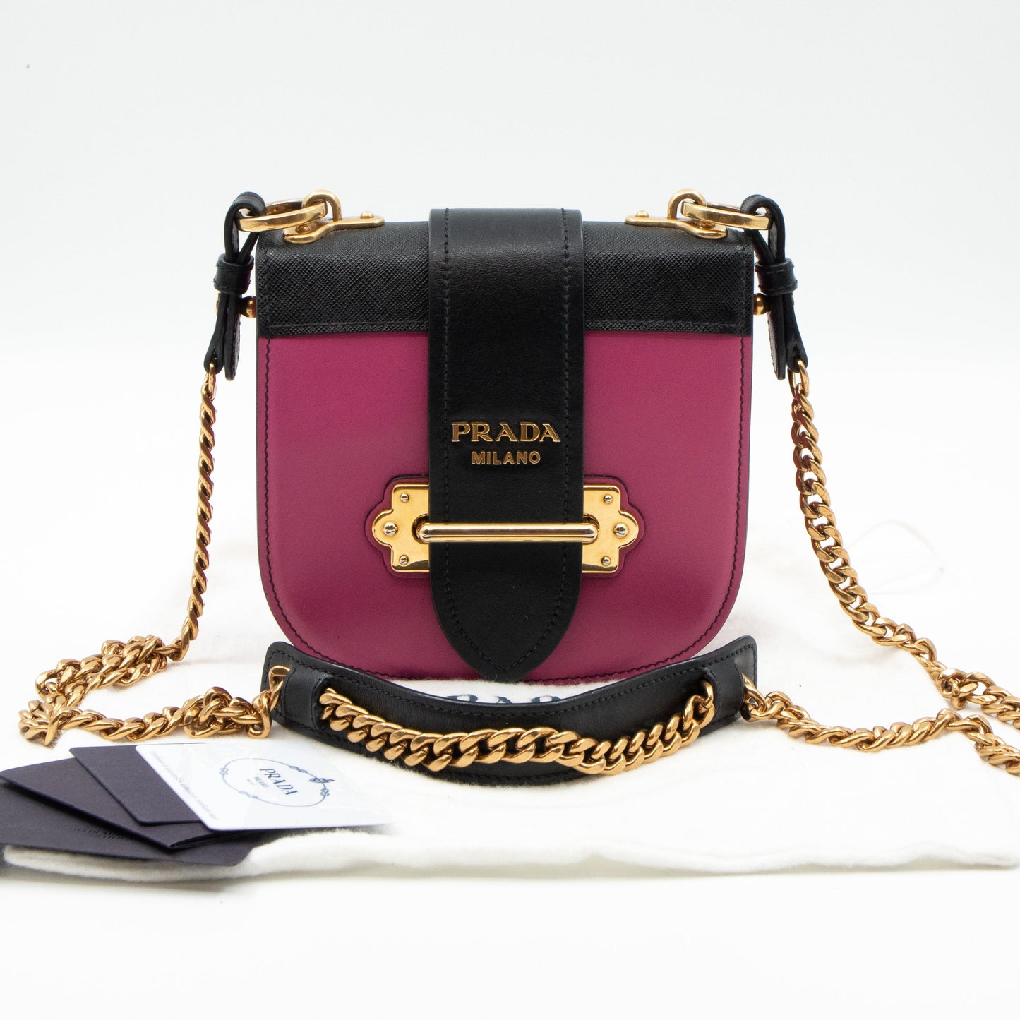 Pionniere City Pink Leather Crossbody Bag