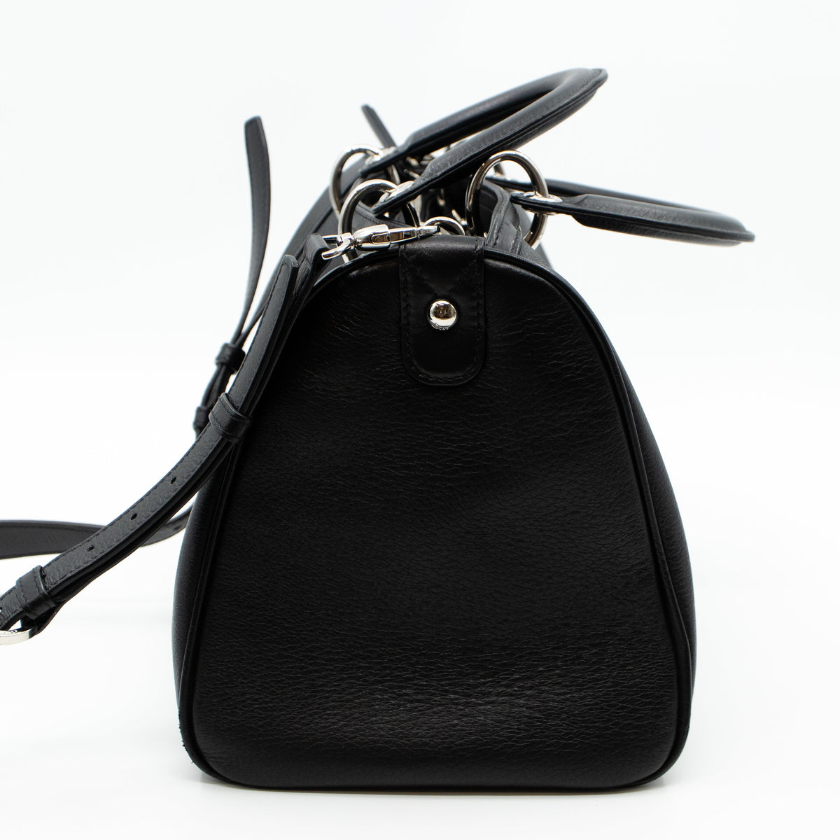 Granville Boston Bag Black Leather