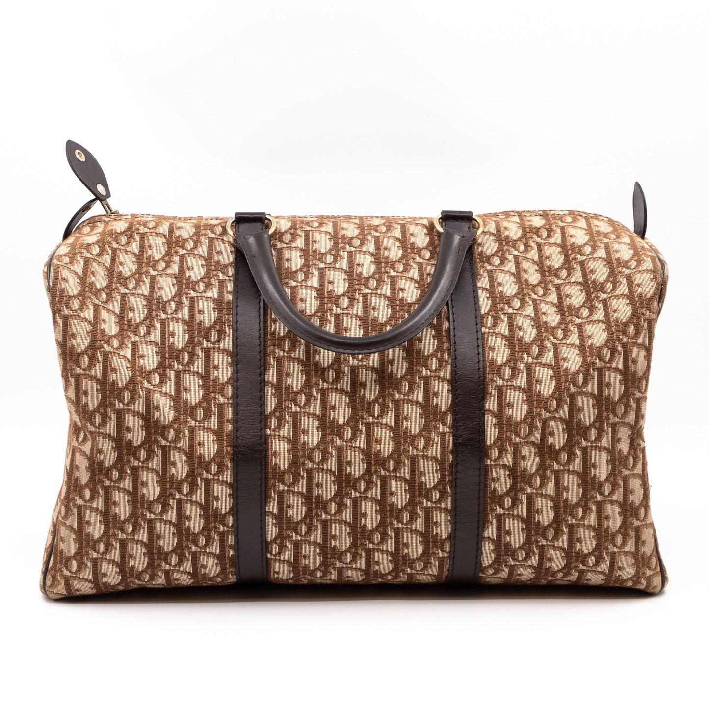 Trotter Duffle Bag Dior Oblique Brown