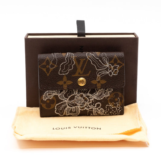 Ludlow Wallet Monogram Dentelle Silver