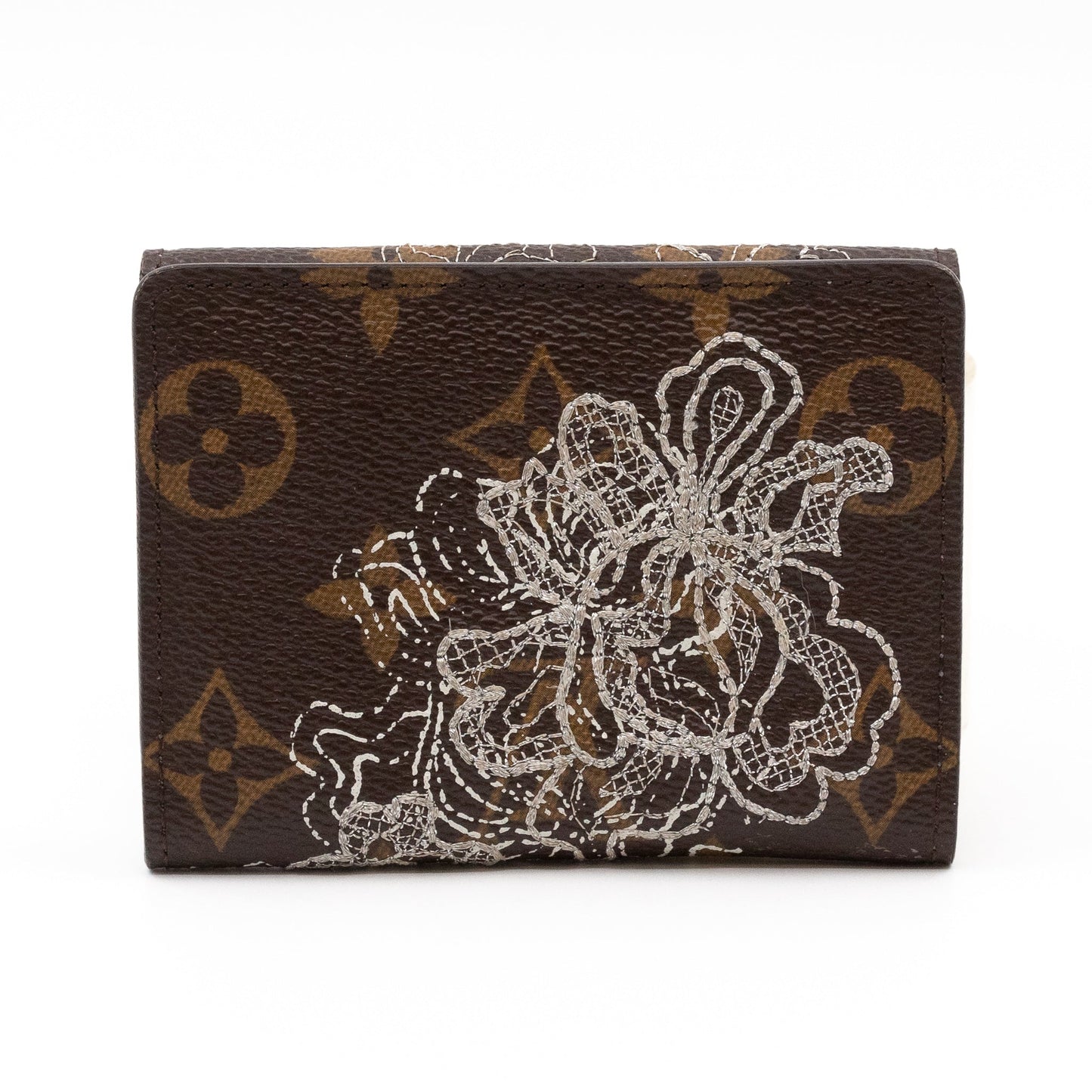 Ludlow Wallet Monogram Dentelle Silver