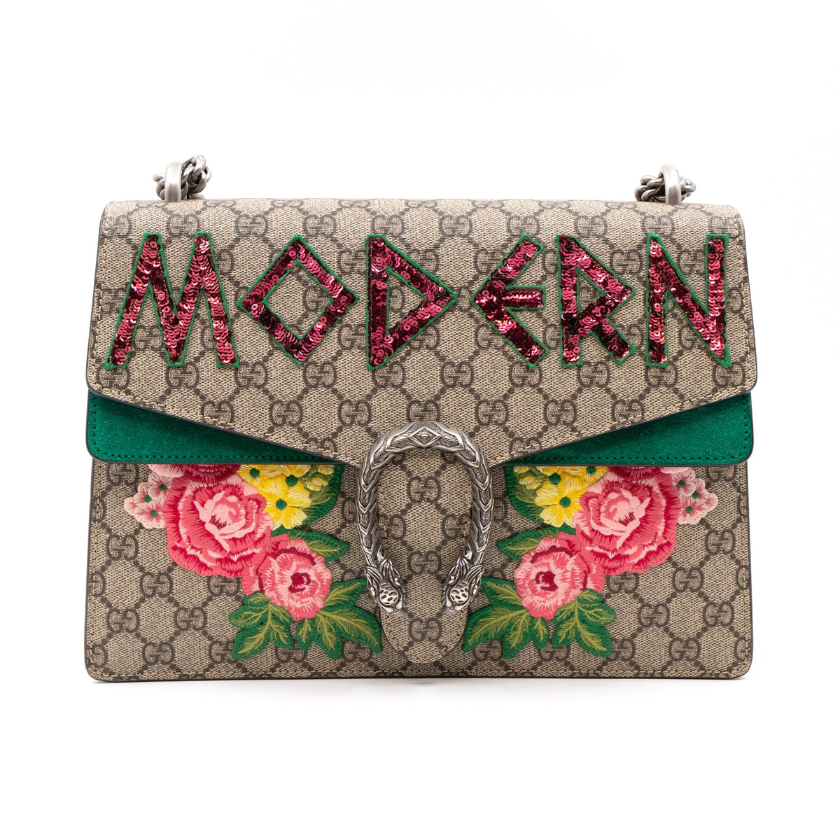 Dionysus Medium GG Supreme Modern Embroidered