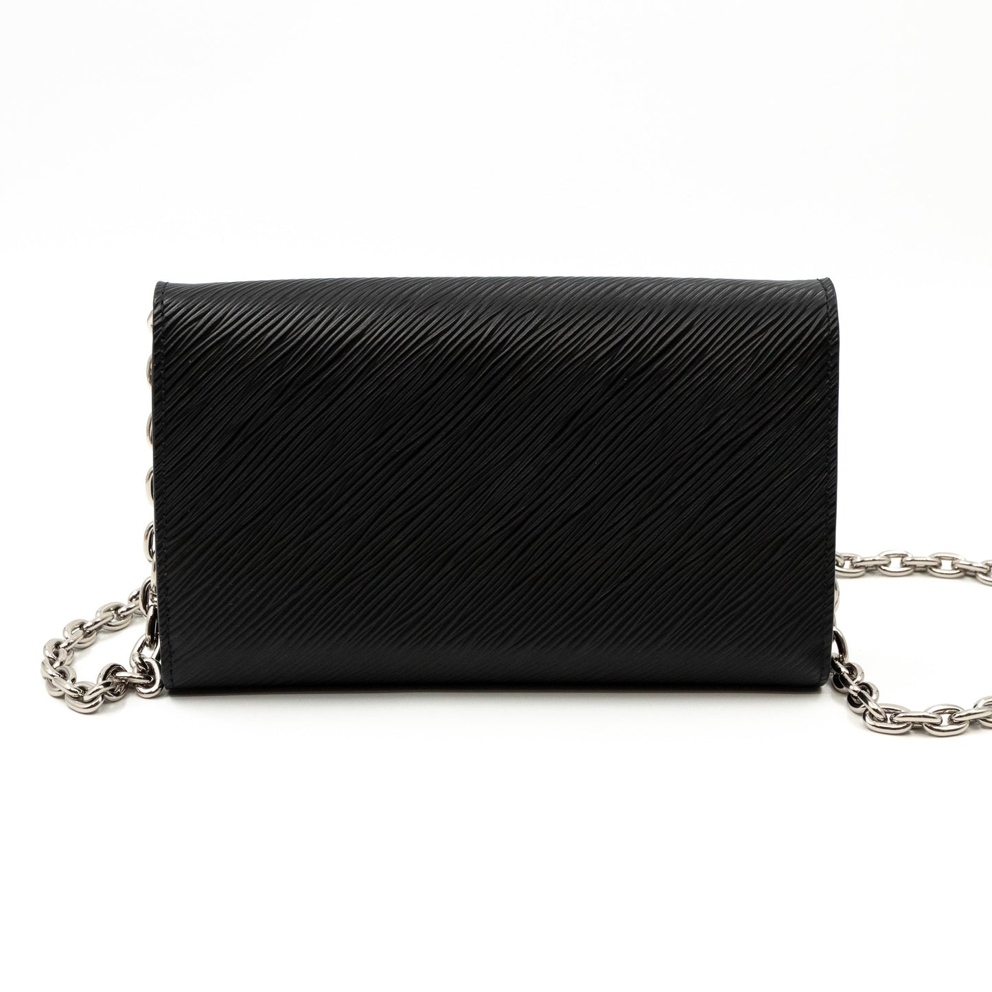 Twist Chain Wallet Epi Leather Black