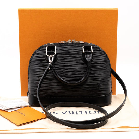 Alma BB Epi Leather Black