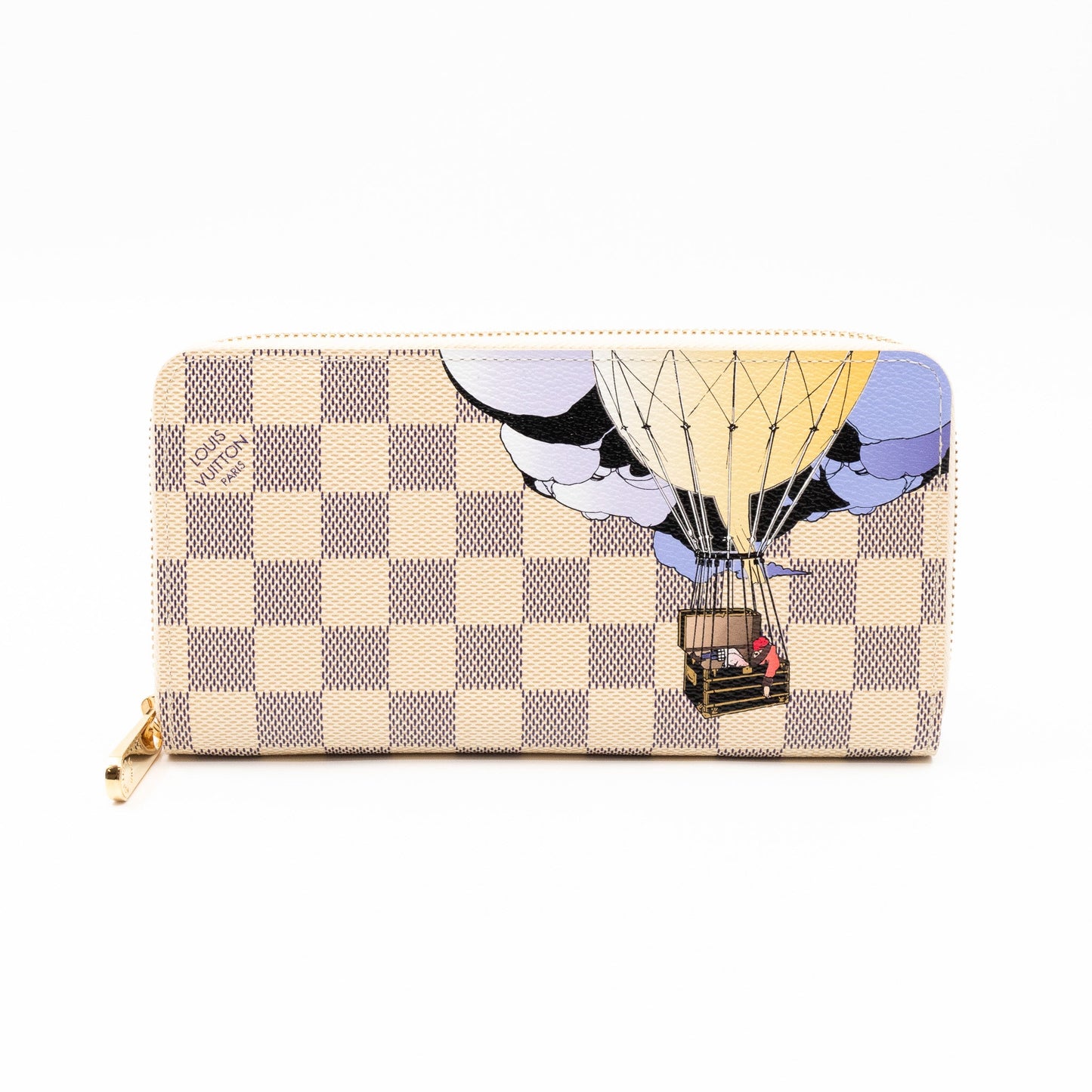 Zippy Wallet Damier Azur Illustre Balloon