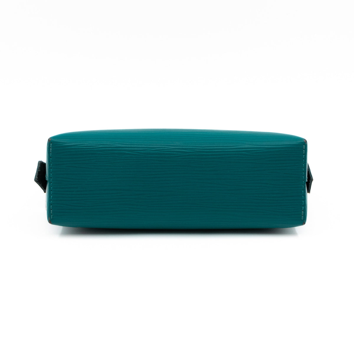 Cosmetic Pouch PM Epi Leather Cyan