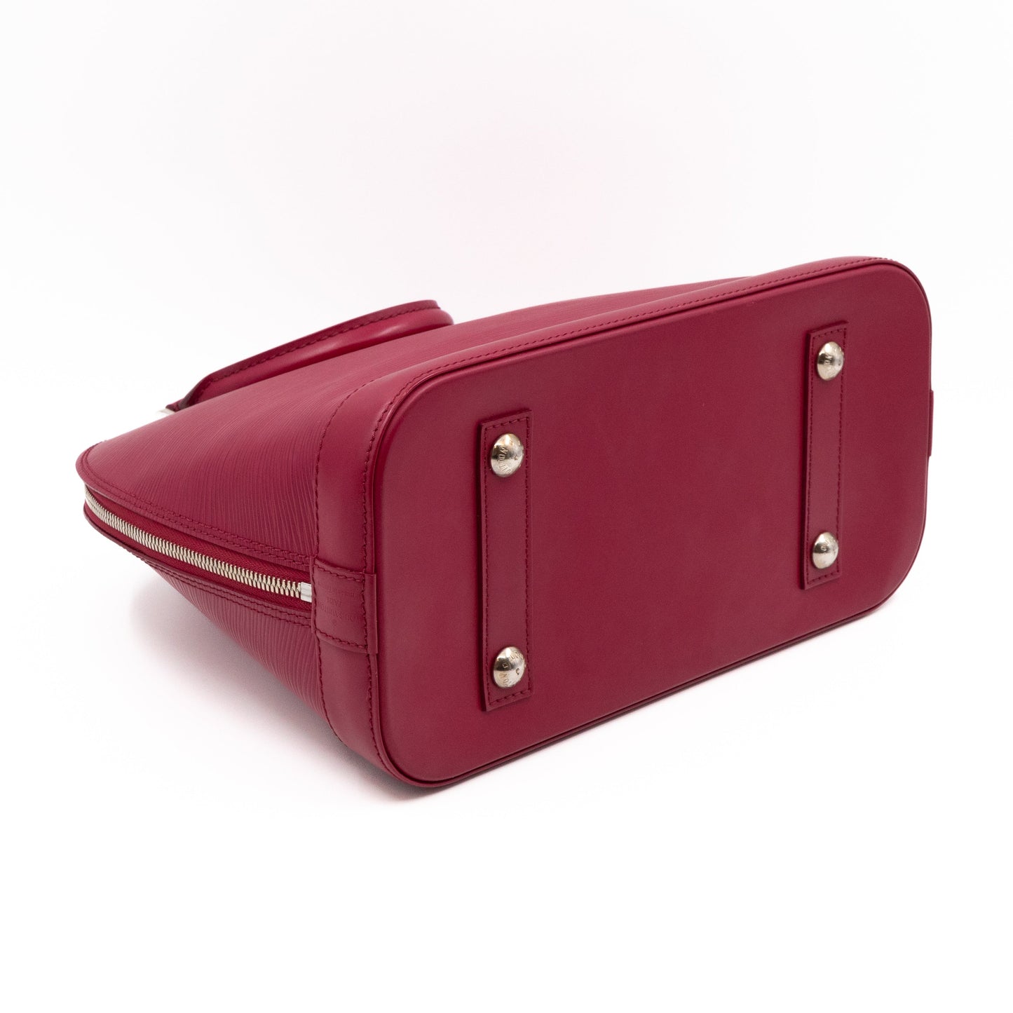 Alma PM Epi Leather Fuchsia with Shoulder Strap