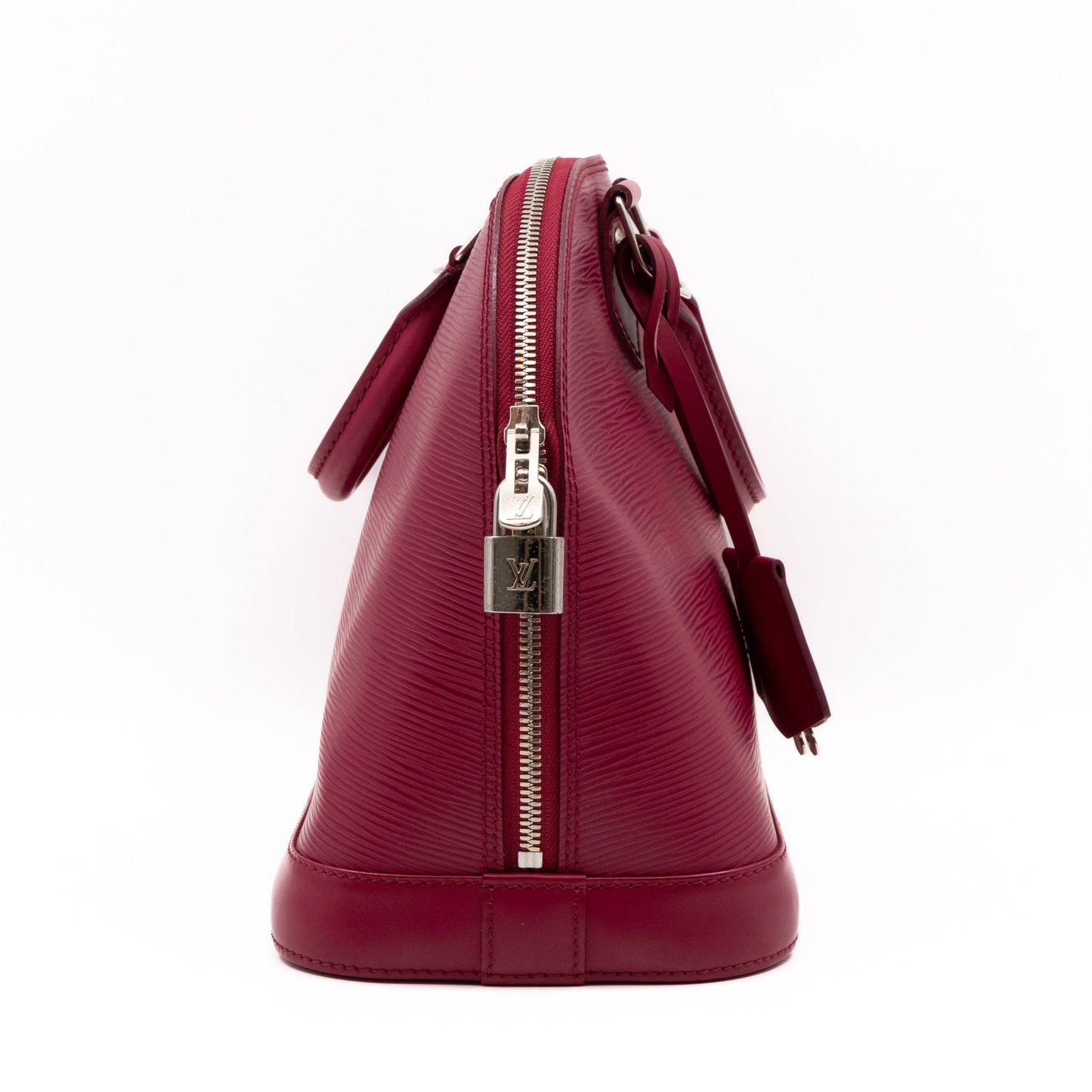 Alma PM Epi Leather Fuchsia with Shoulder Strap