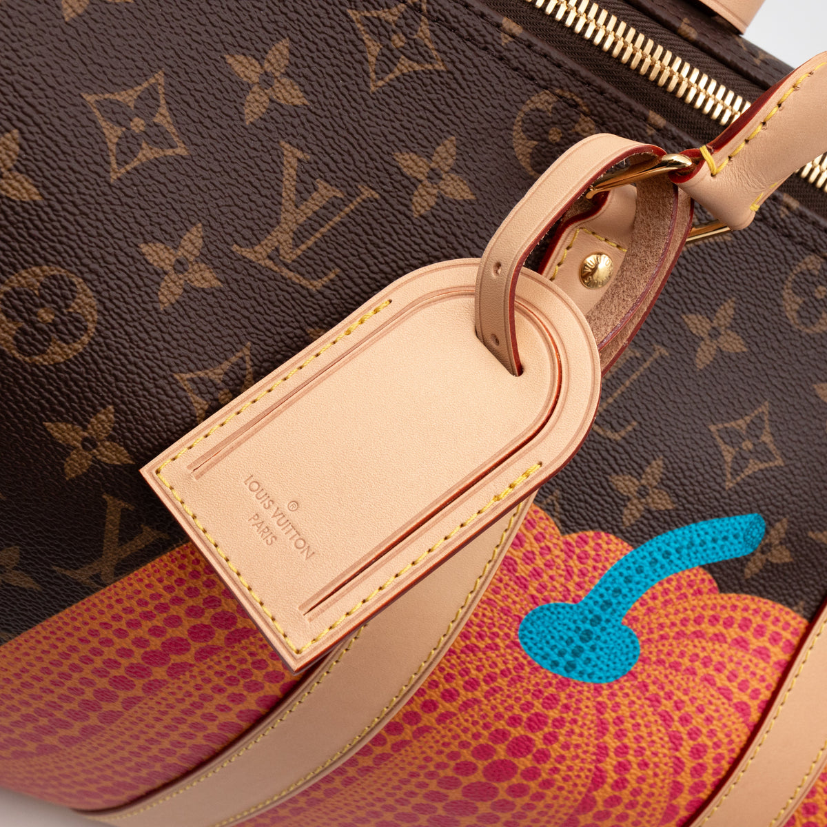 Keepall 45 Bandouliere LV x YK Monogram Pumpkin