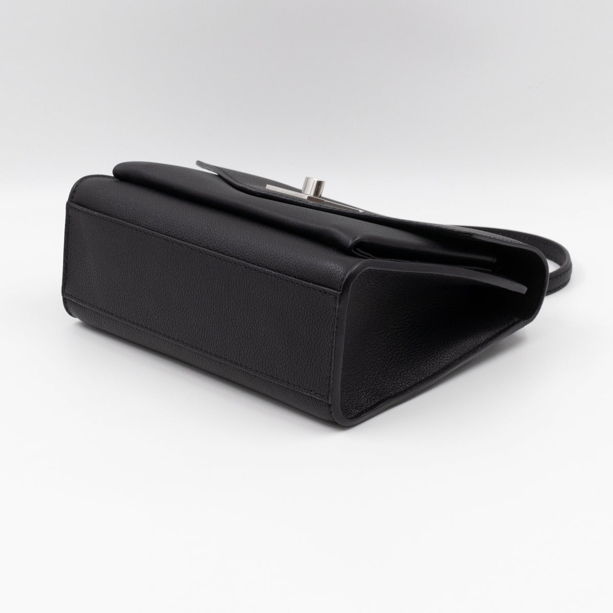 MyLockMe BB Chain Bag Black Leather