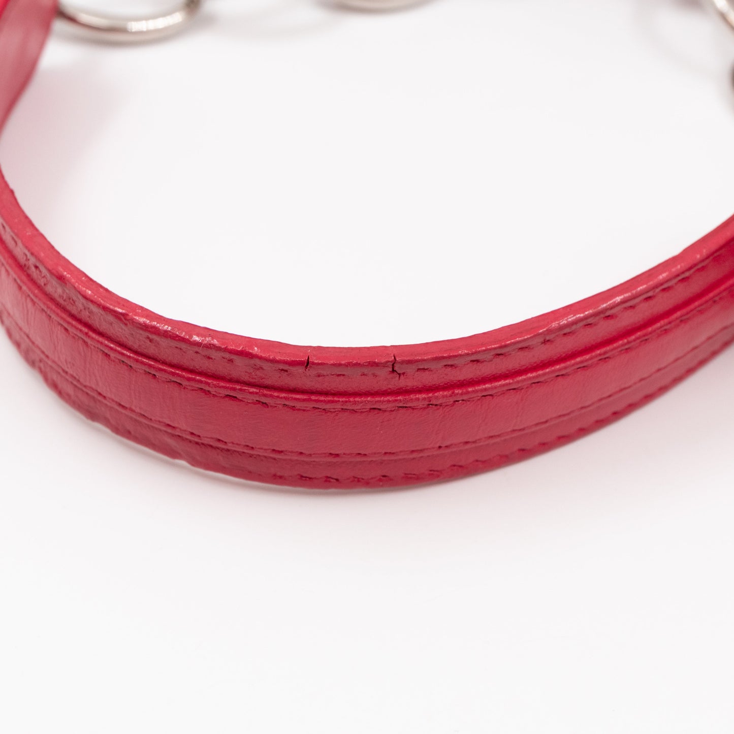 Medium Soft Shopping Tote Raspberry Red Cannage Leather