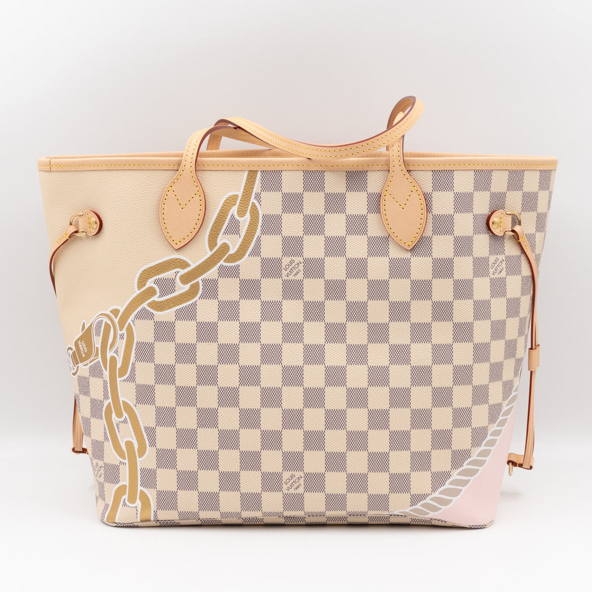 Neverfull MM Damier Azur Nautical Ropes