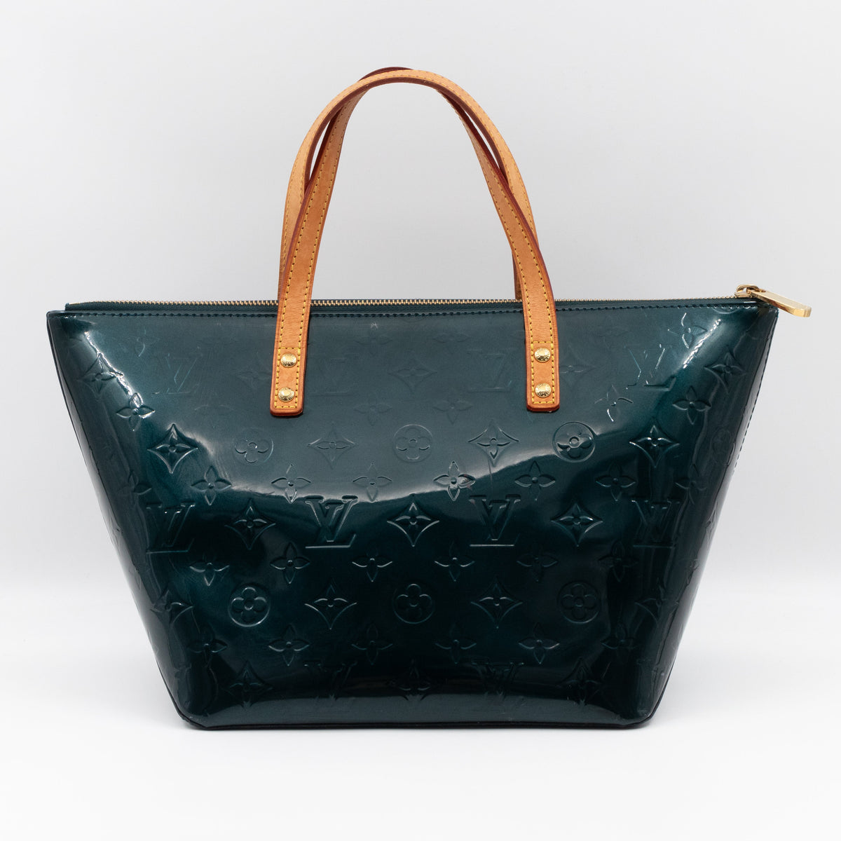 Bellevue PM Monogram Dark Green Vernis