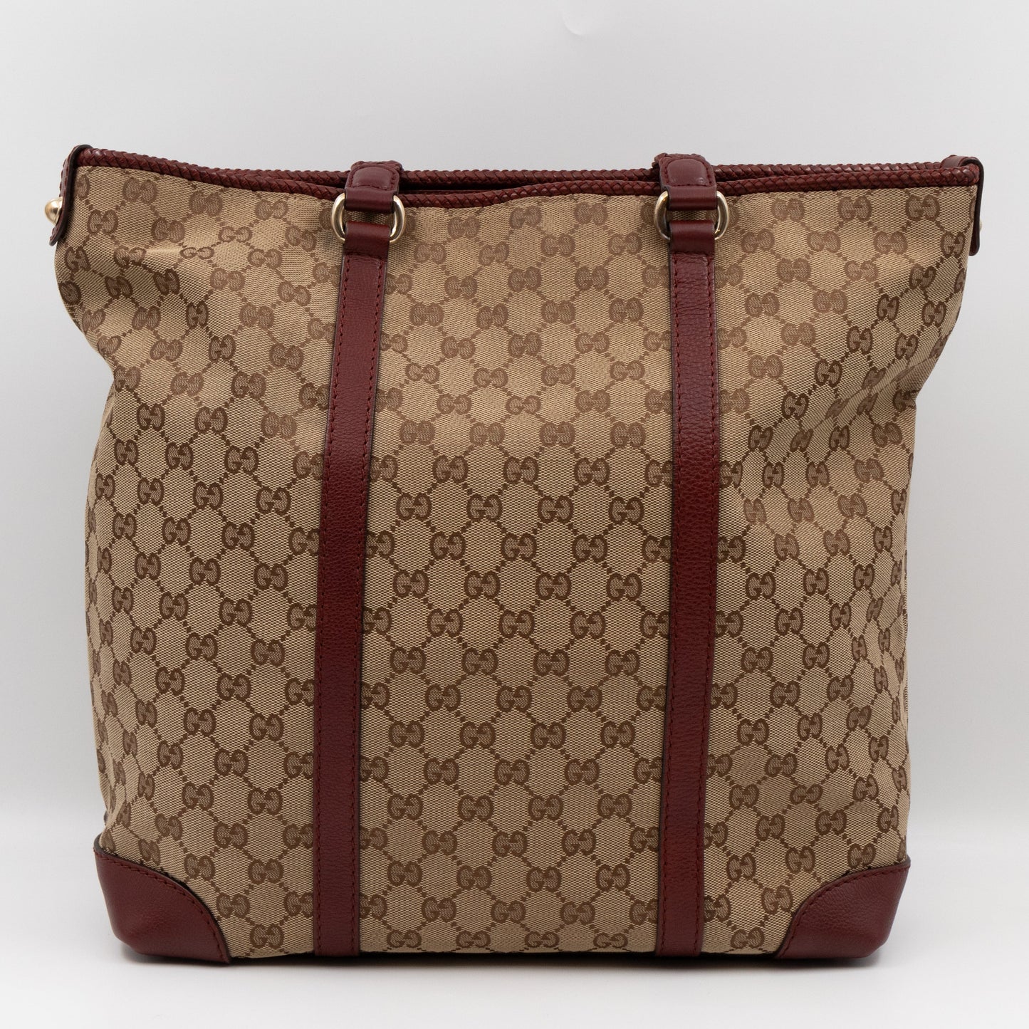 Marrakech Large Tote Bag GG Canvas Burgundy