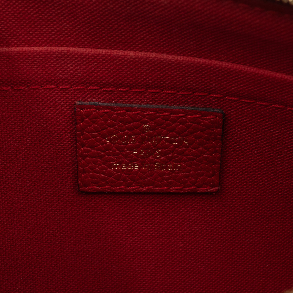 Pallas Clutch Monogram Red