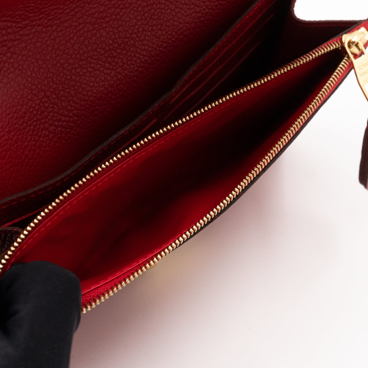 Saint Germain Pochette with chain Monogram Empreinte Red