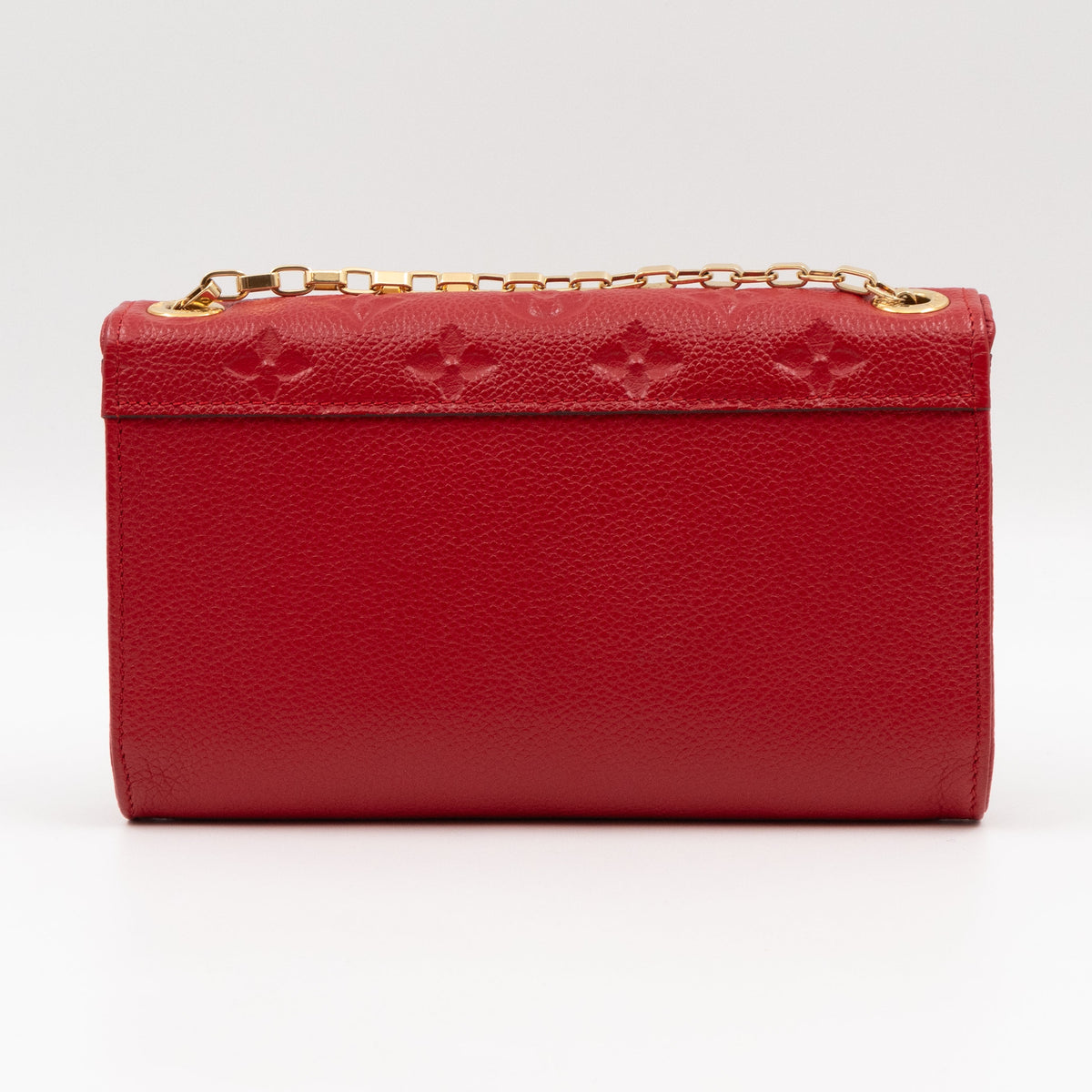 Saint Germain Pochette with chain Monogram Empreinte Red