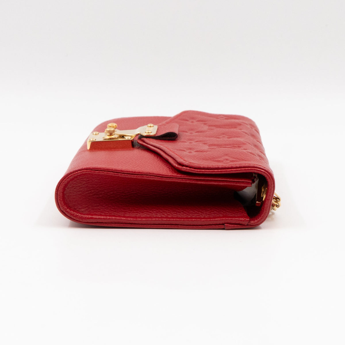 Saint Germain Pochette with chain Monogram Empreinte Red