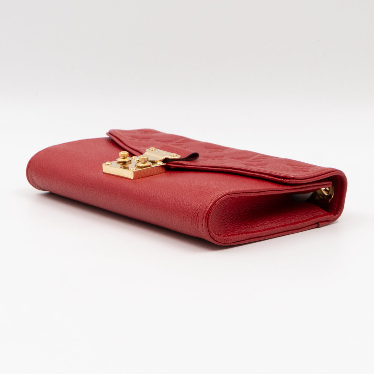 Saint Germain Pochette with chain Monogram Empreinte Red