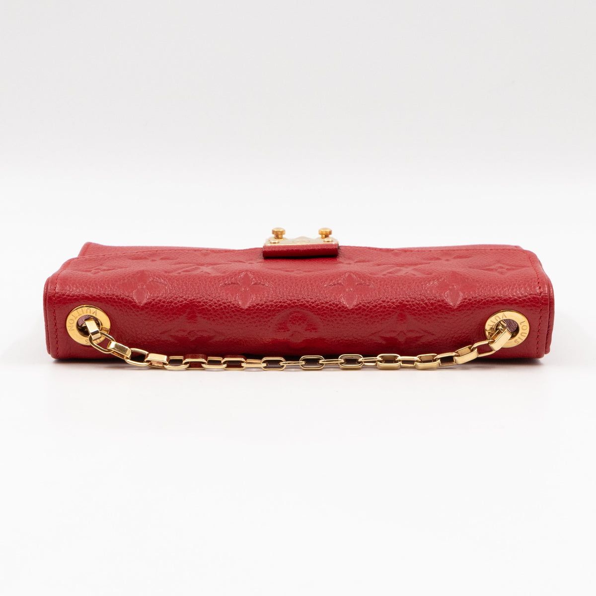 Saint Germain Pochette with chain Monogram Empreinte Red