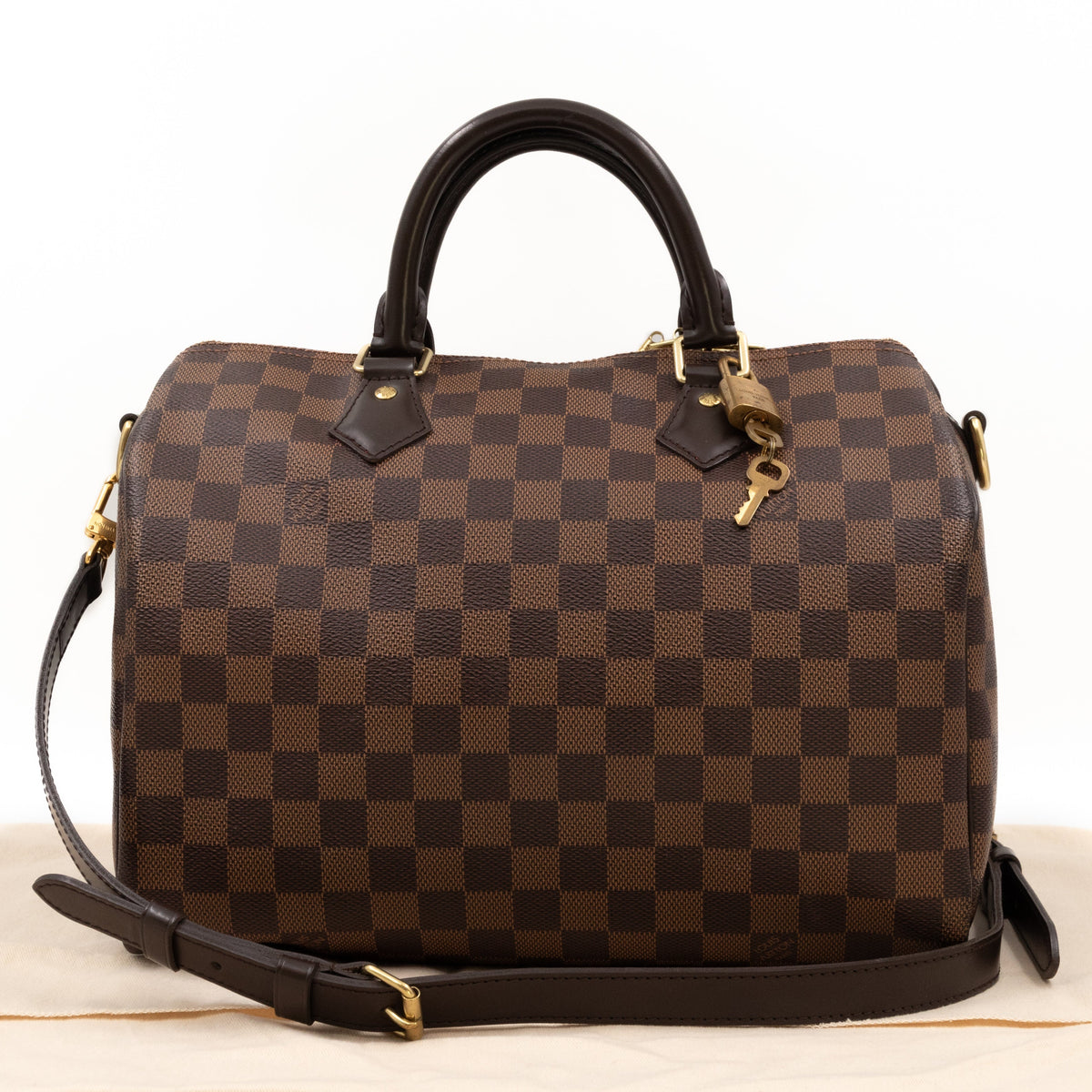 Speedy 30 Bandouliere Damier Ebene