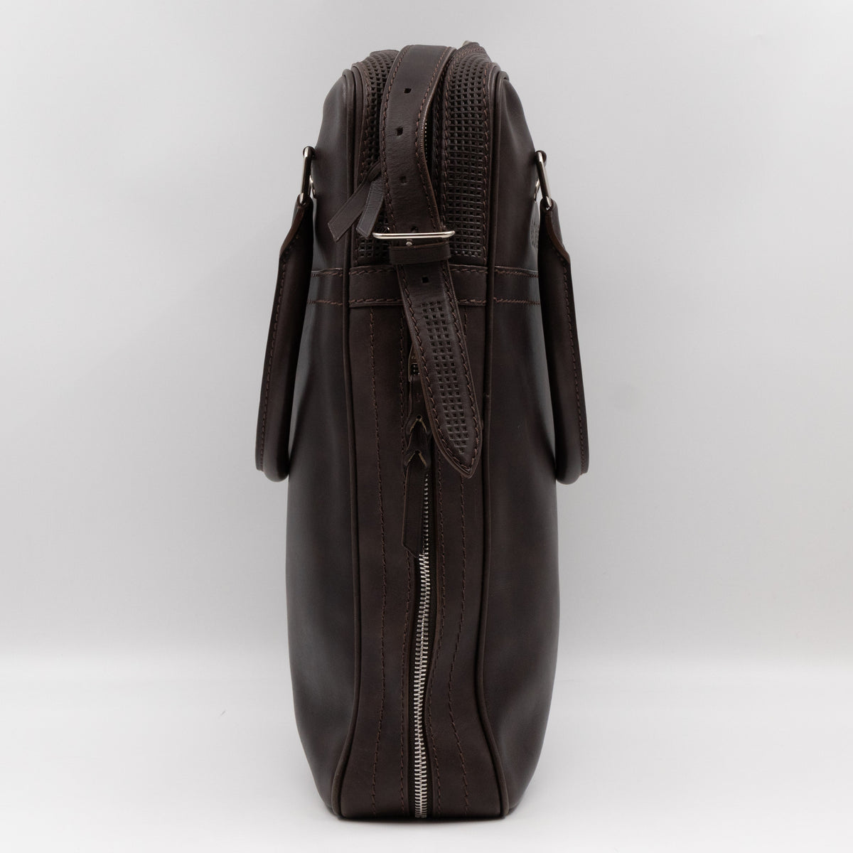 Bequia Porte Document Vertical Brown Leather