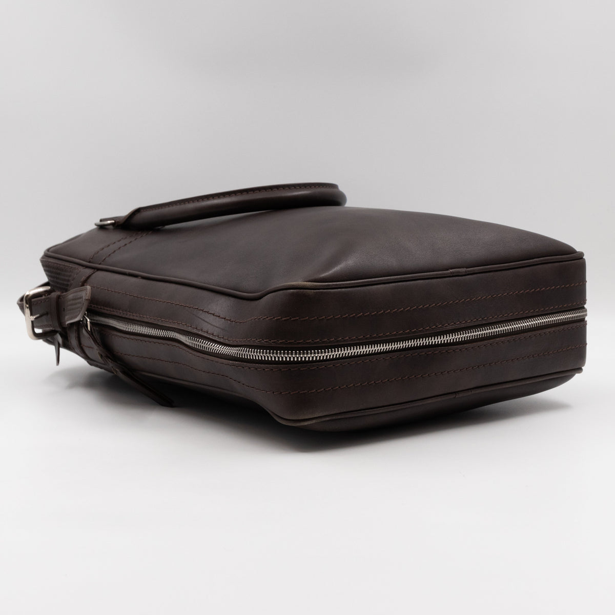 Bequia Porte Document Vertical Brown Leather