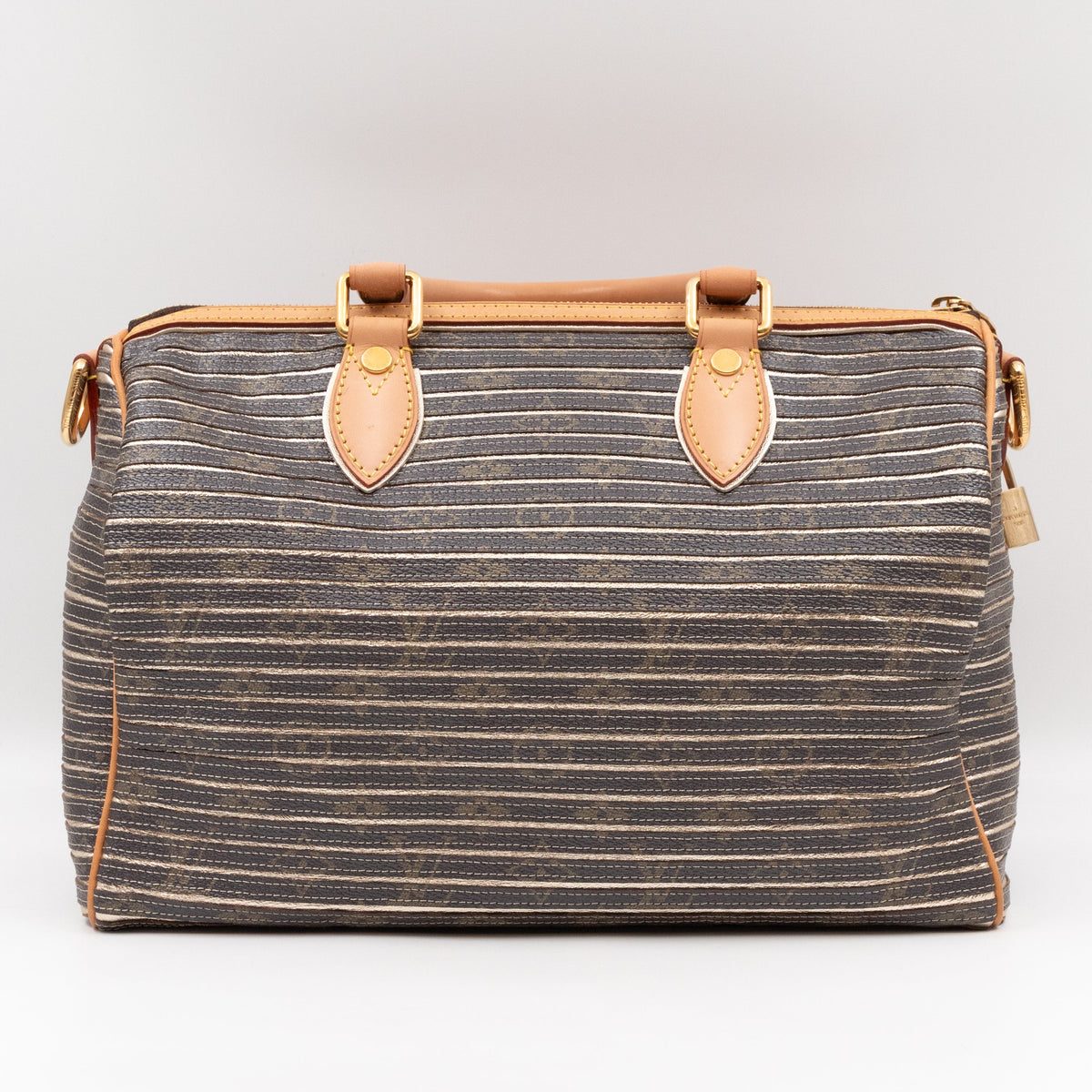Speedy 30 Bandouliere Monogram Eden Argent