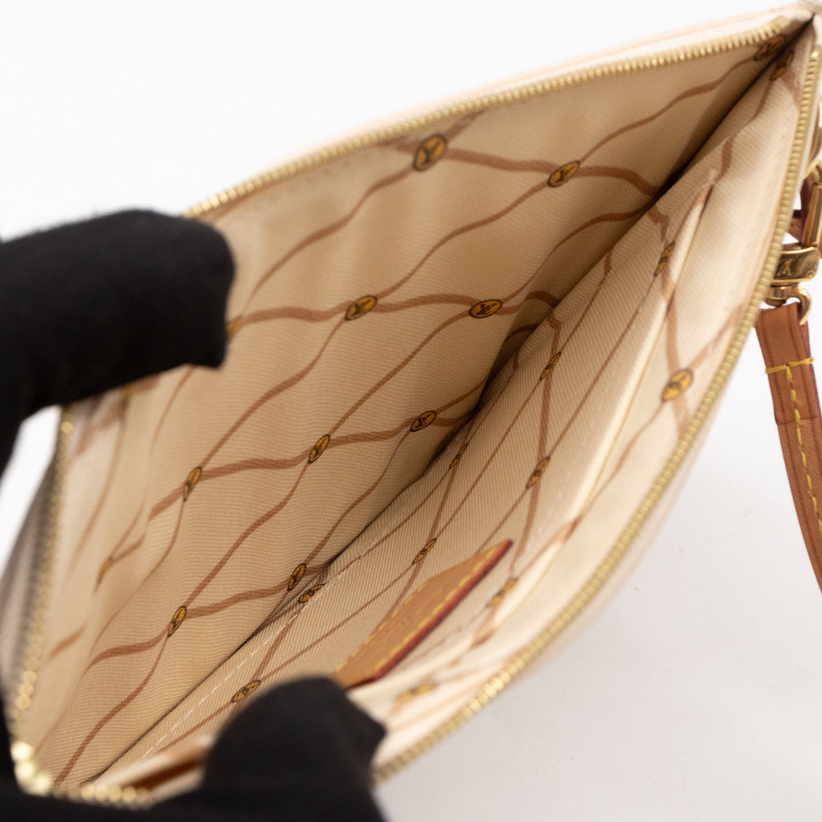Neverfull Pochette Damier Azur Summer Trunk