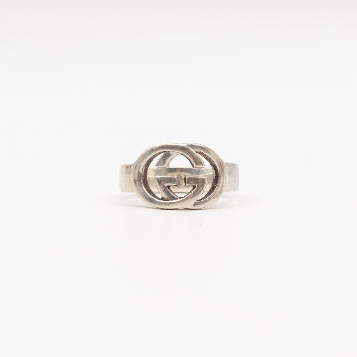 Interlocking G Ring 925 Silver