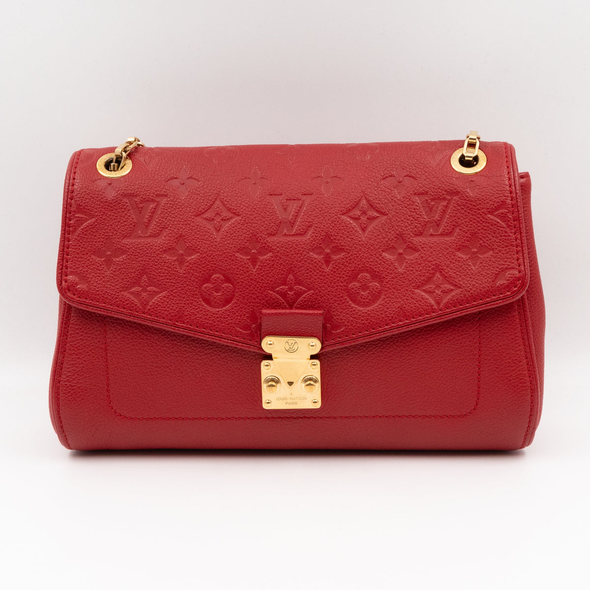 Saint Germain PM Red  Monogram Empreinte
