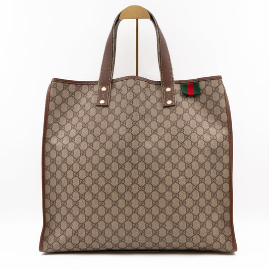 Signature Web Loop Medium Tote GG Supreme