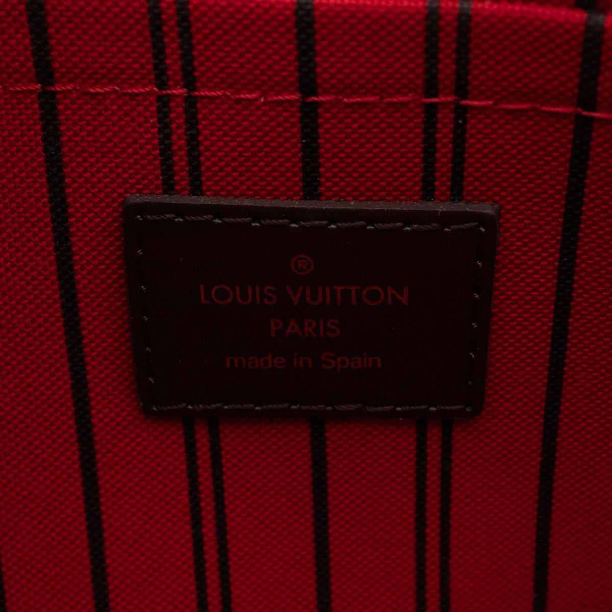Neverfull Pochette Damier Ebene