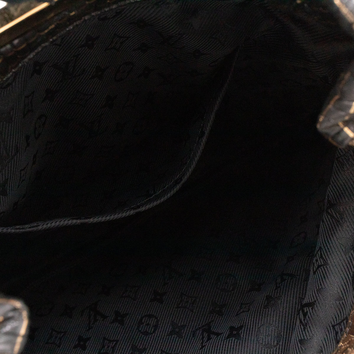 Altair Pochette Monogram Jacquard Black Gold