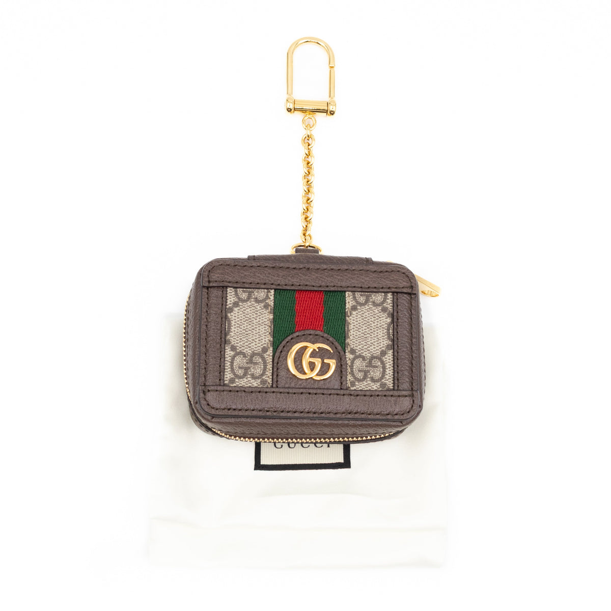 Keychain Case GG Supreme Brown